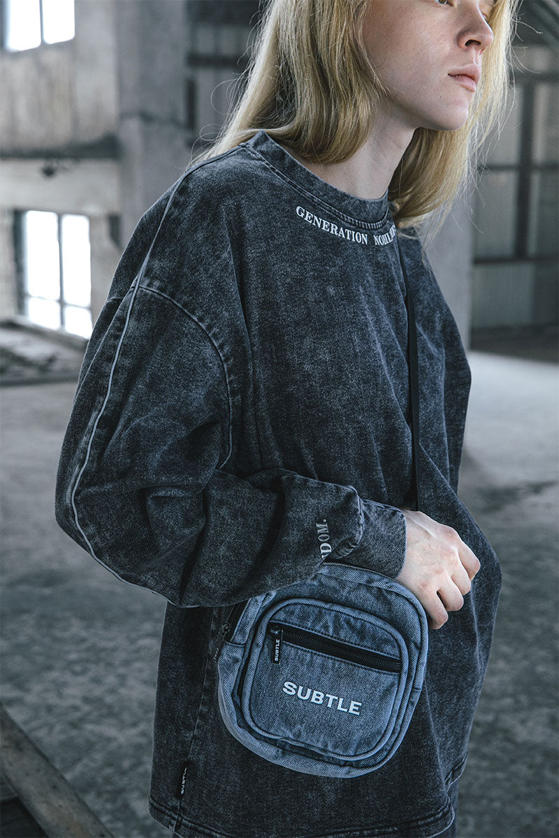 Subtle RAWMAD(R) Denim Waist Bag